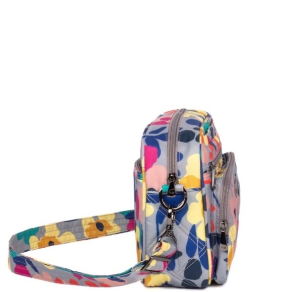 LUG~Wildflower Multi~Carousel XL 2~Crossbody, featuring a Charm Bar strap~NWT - Picture 15 of 16
